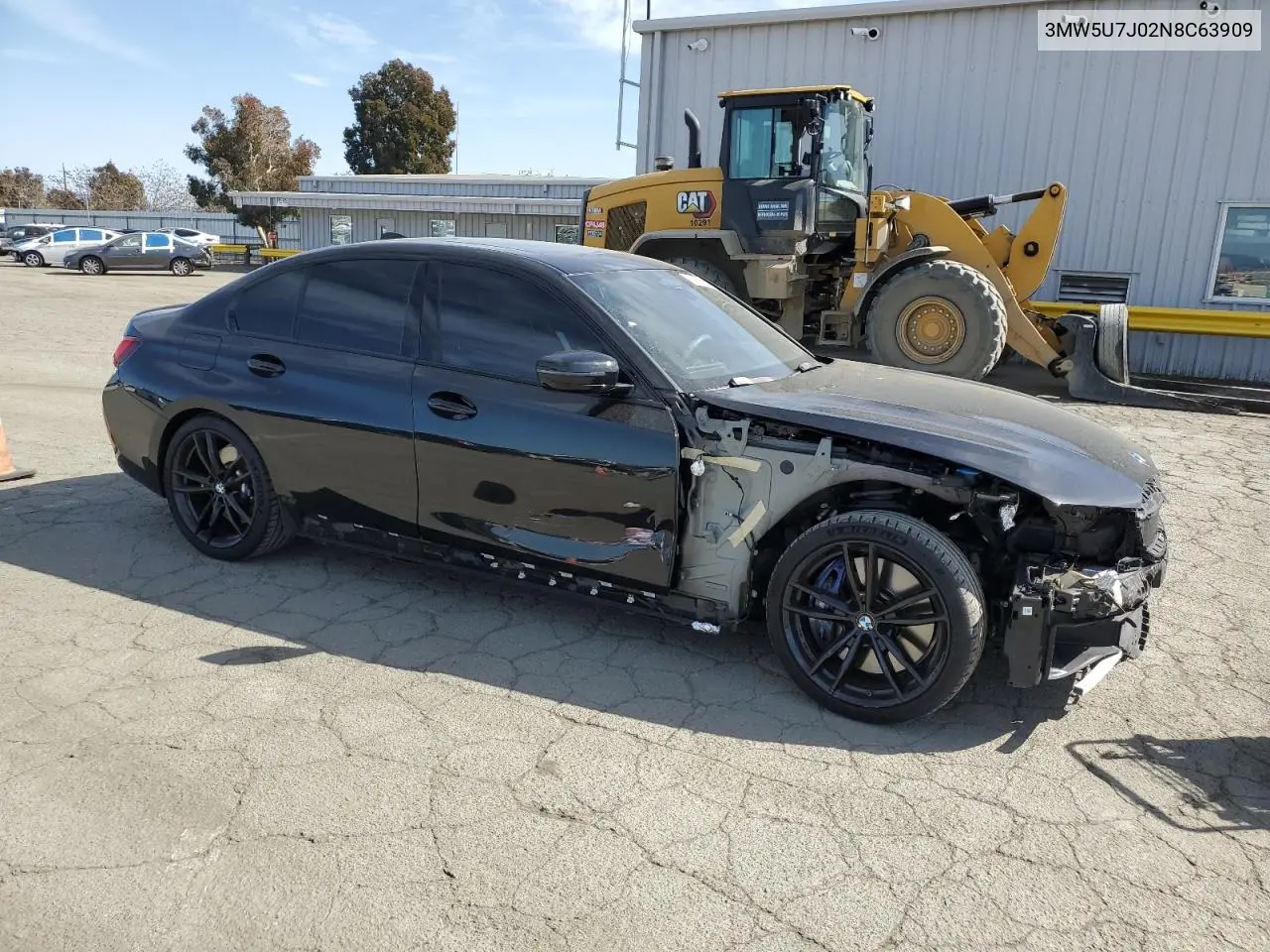 2022 BMW M340I VIN: 3MW5U7J02N8C63909 Lot: 51903165