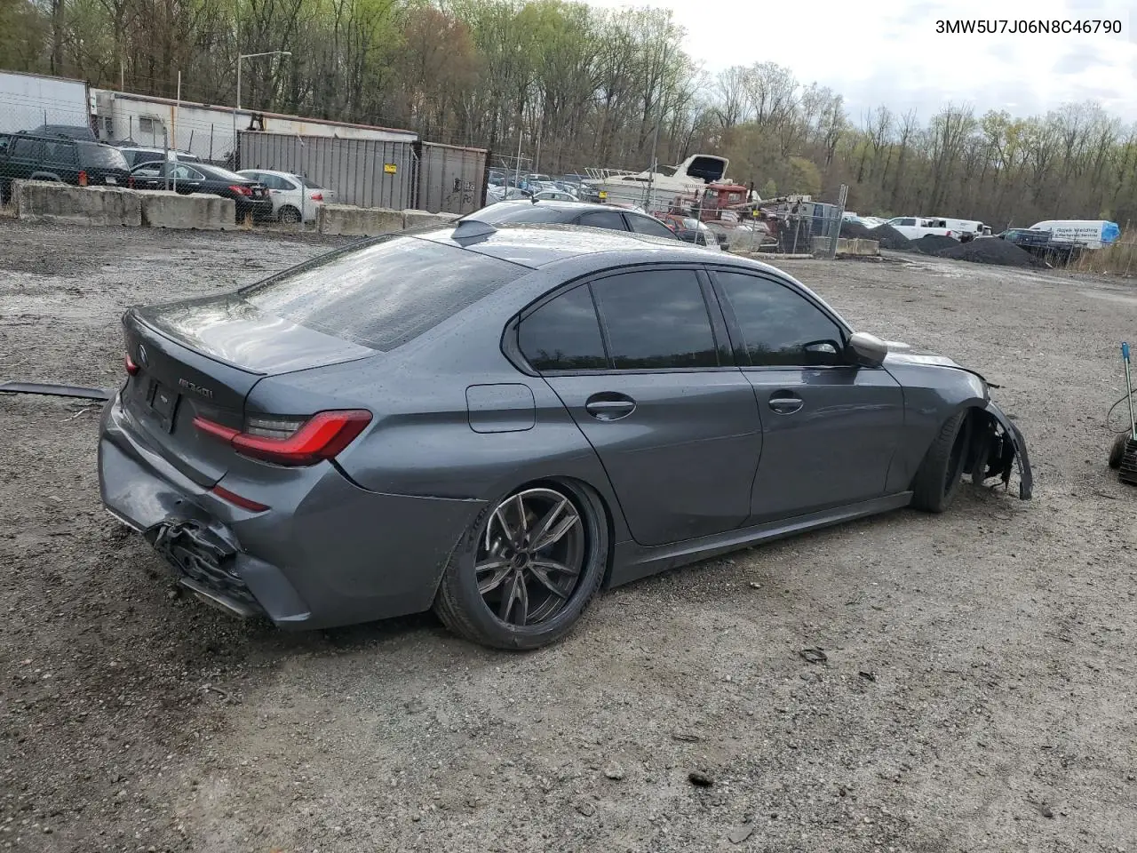 2022 BMW M340I VIN: 3MW5U7J06N8C46790 Lot: 52758875