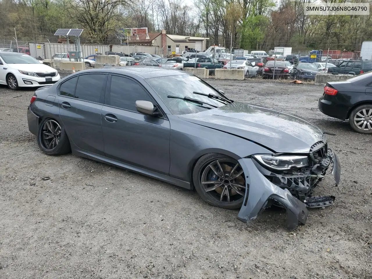 2022 BMW M340I VIN: 3MW5U7J06N8C46790 Lot: 52758875