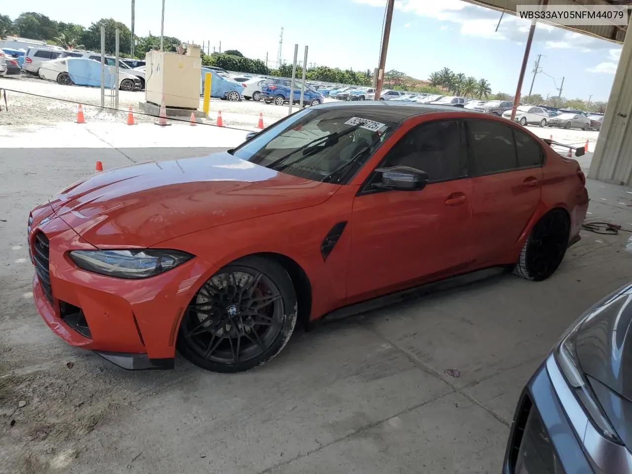 2022 BMW M3 Competition VIN: WBS33AY05NFM44079 Lot: 52906725