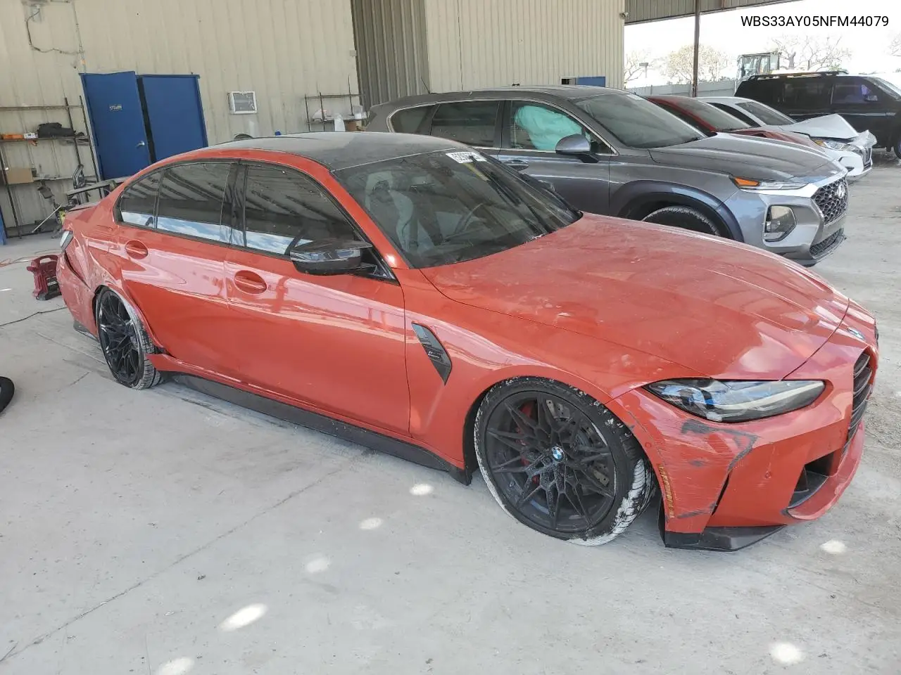 2022 BMW M3 Competition VIN: WBS33AY05NFM44079 Lot: 52906725