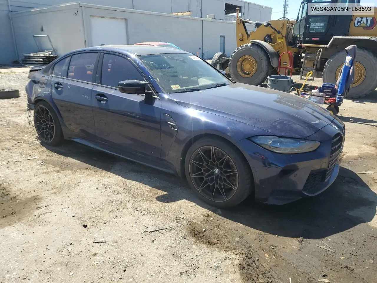2022 BMW M3 Competition VIN: WBS43AY05NFL68593 Lot: 53489645