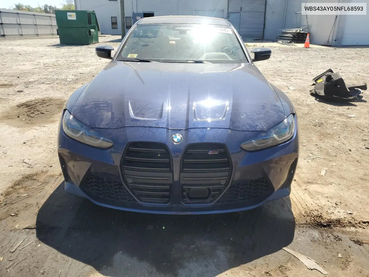 2022 BMW M3 Competition VIN: WBS43AY05NFL68593 Lot: 53489645