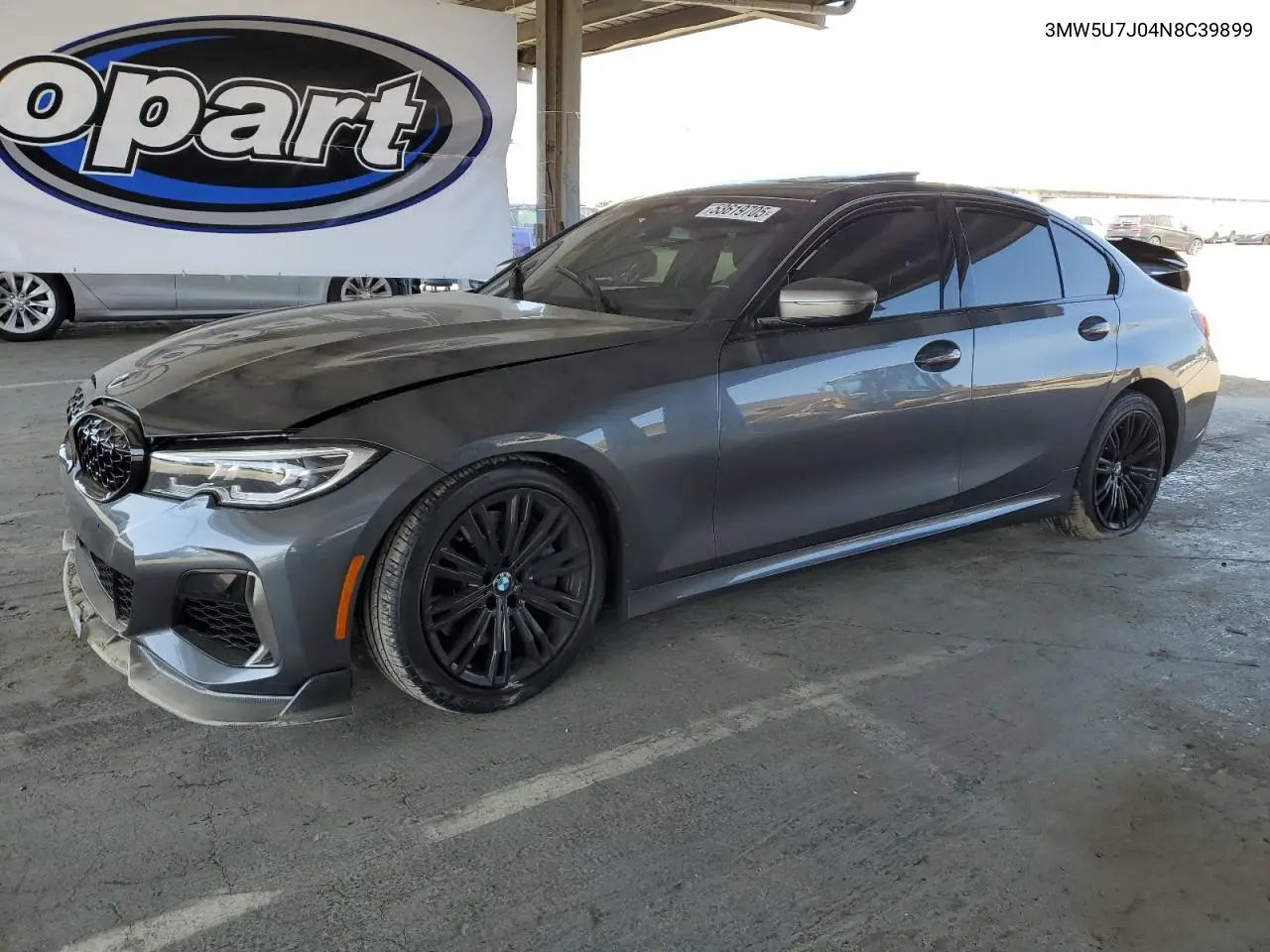 2022 BMW M340I VIN: 3MW5U7J04N8C39899 Lot: 53619705