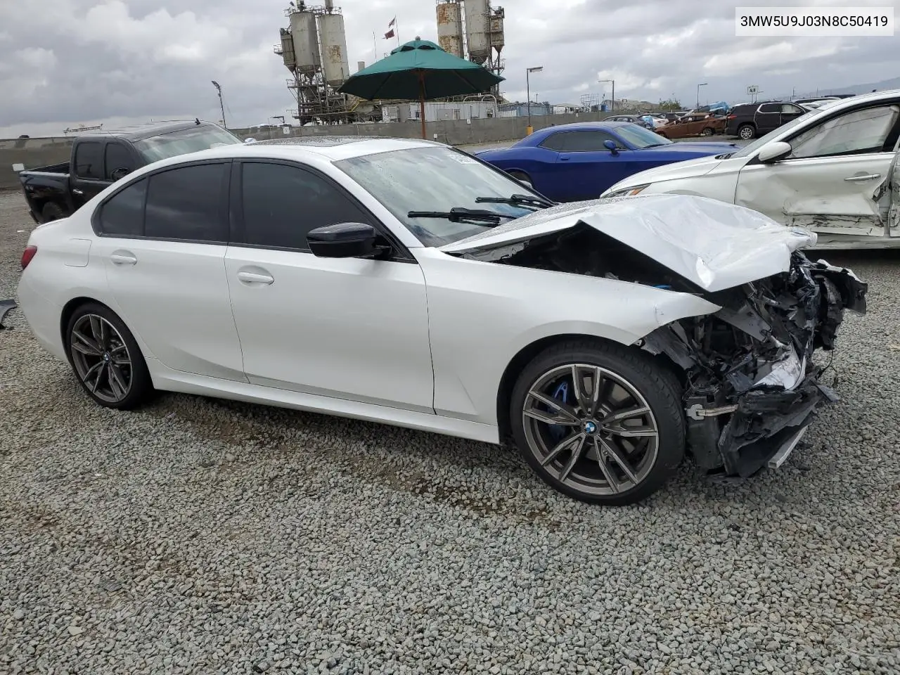 2022 BMW M340Xi VIN: 3MW5U9J03N8C50419 Lot: 54920175
