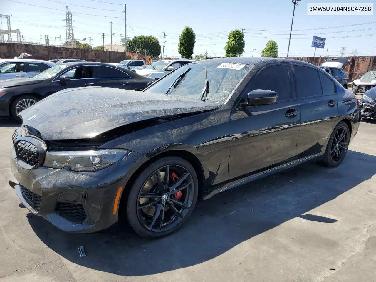 2022 BMW M340I VIN: 3MW5U7J04N8C47288 Lot: 56016215