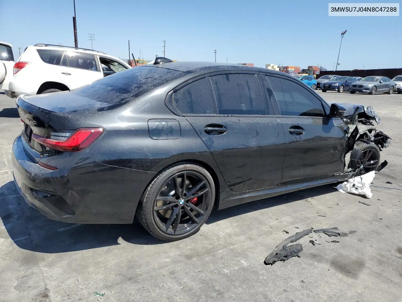 2022 BMW M340I VIN: 3MW5U7J04N8C47288 Lot: 56016215