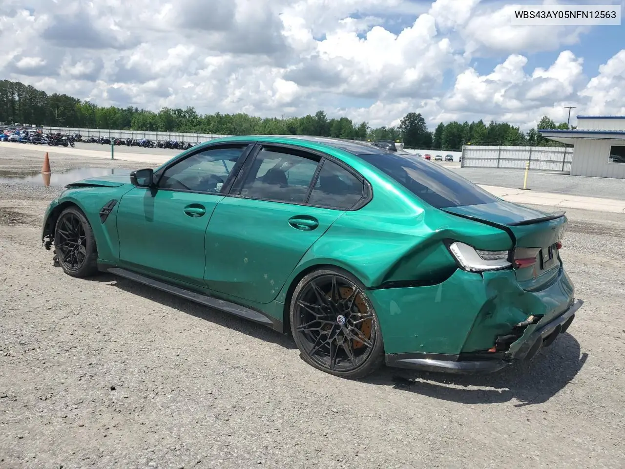 2022 BMW M3 Competition VIN: WBS43AY05NFN12563 Lot: 56837075