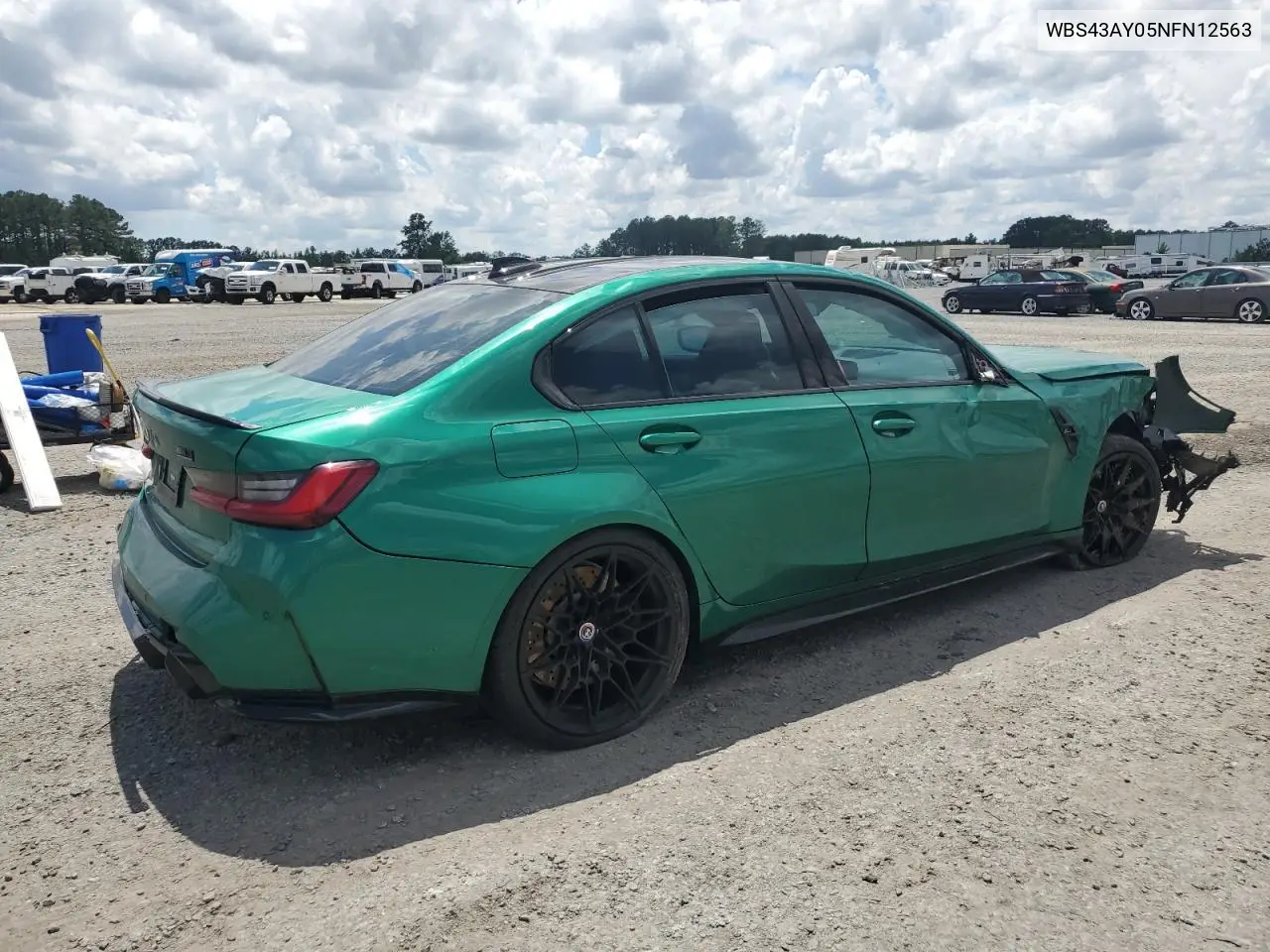 2022 BMW M3 Competition VIN: WBS43AY05NFN12563 Lot: 56837075
