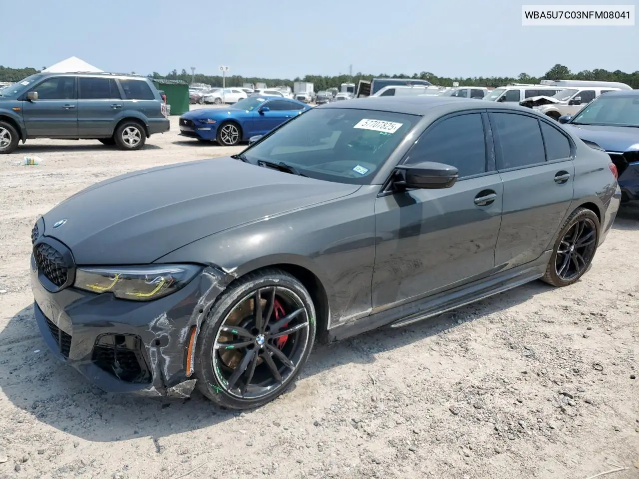 2022 BMW M340I VIN: WBA5U7C03NFM08041 Lot: 57707825