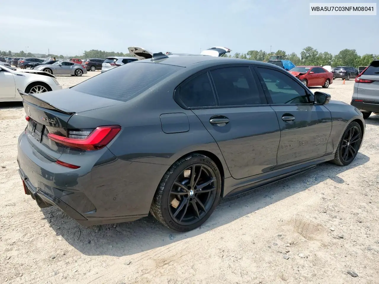 2022 BMW M340I VIN: WBA5U7C03NFM08041 Lot: 57707825