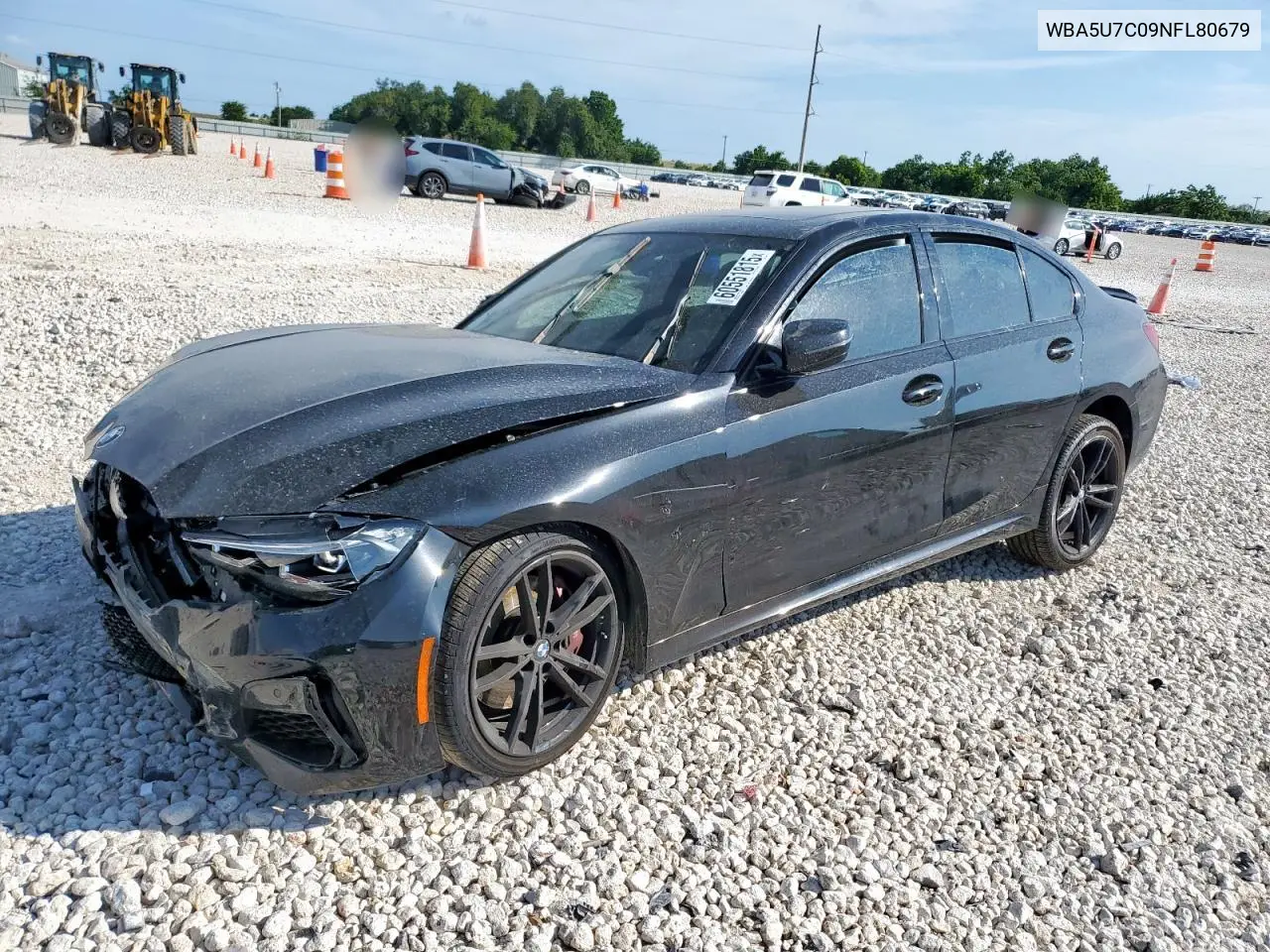 2022 BMW M340I VIN: WBA5U7C09NFL80679 Lot: 60551815