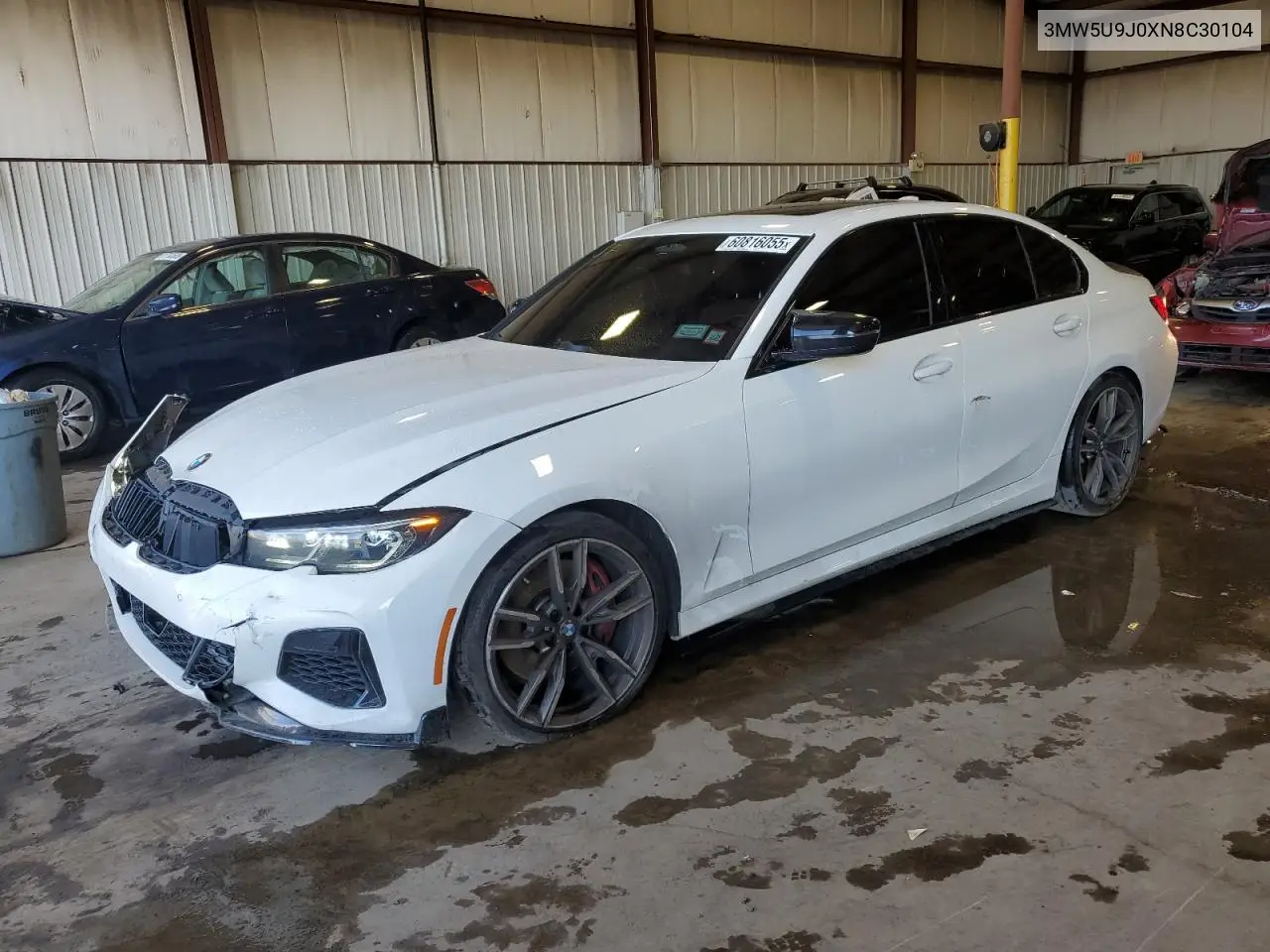 2022 BMW M340Xi VIN: 3MW5U9J0XN8C30104 Lot: 60816055