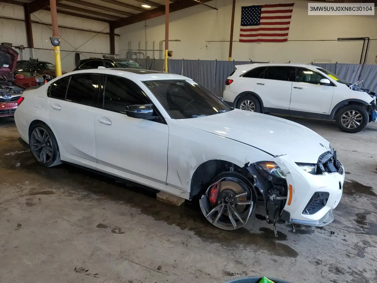 2022 BMW M340Xi VIN: 3MW5U9J0XN8C30104 Lot: 60816055