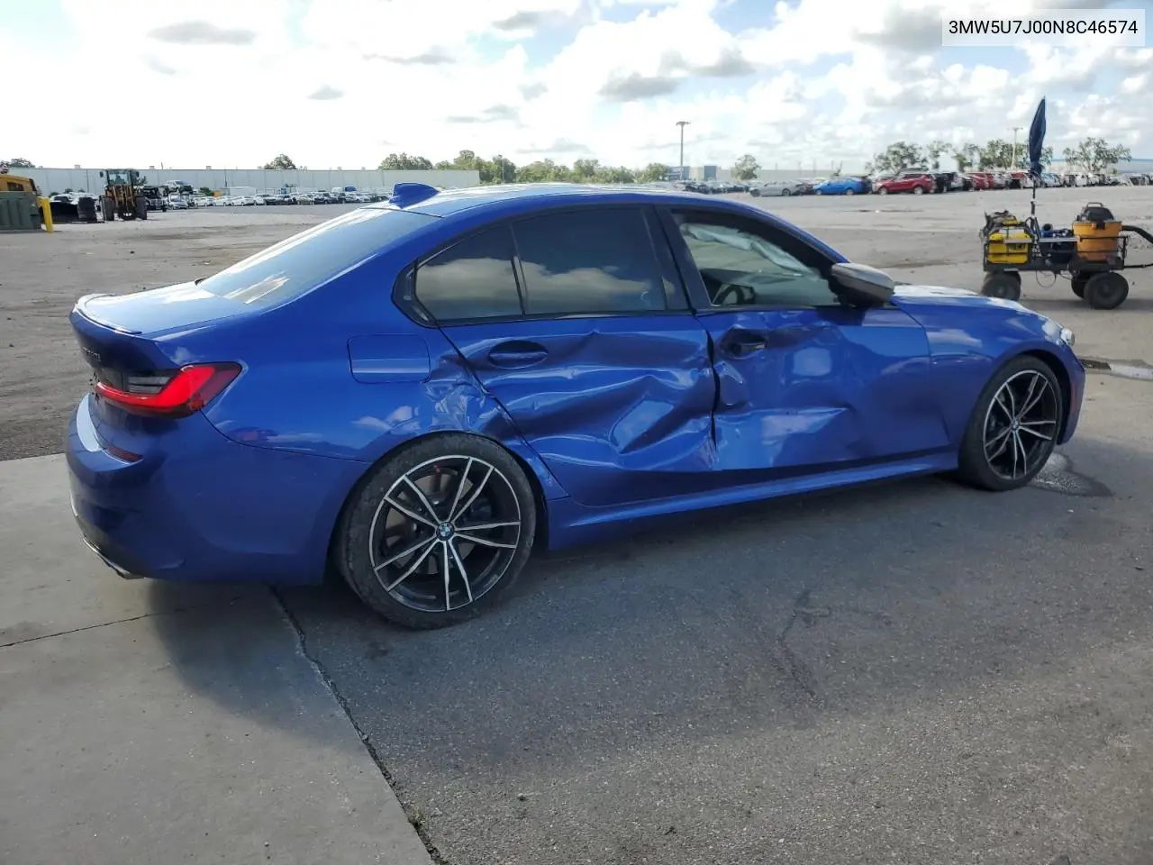2022 BMW M340I VIN: 3MW5U7J00N8C46574 Lot: 61911655