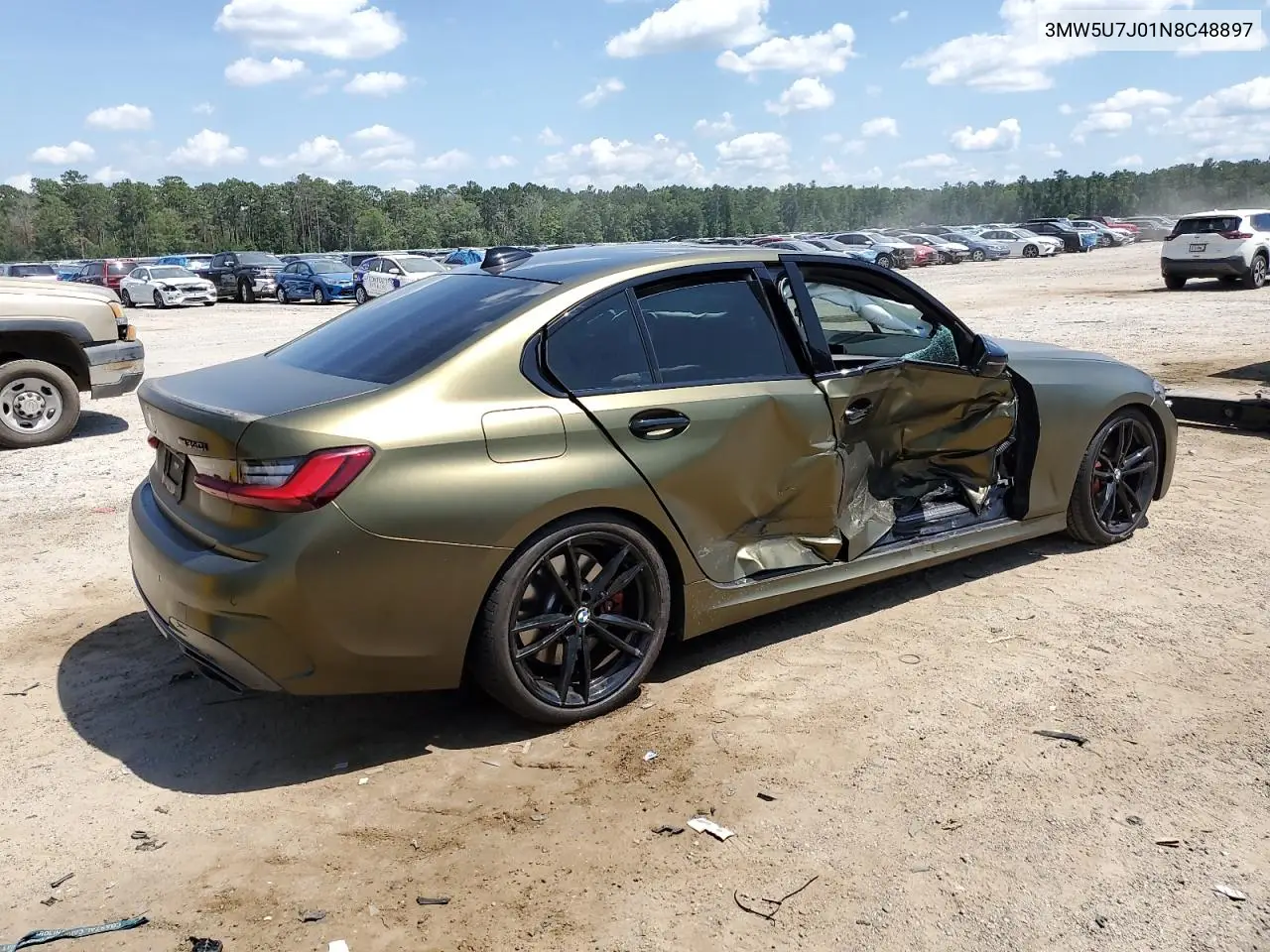 2022 BMW M340I VIN: 3MW5U7J01N8C48897 Lot: 62086025