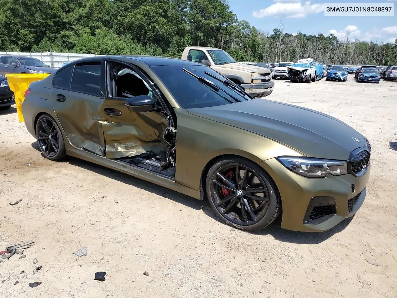 2022 BMW M340I VIN: 3MW5U7J01N8C48897 Lot: 62086025