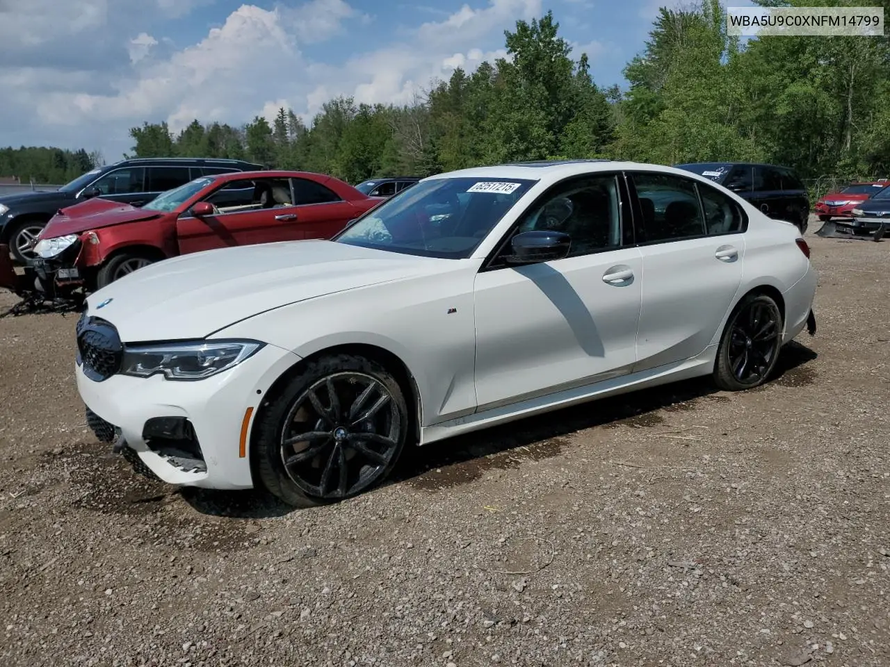 2022 BMW M340Xi VIN: WBA5U9C0XNFM14799 Lot: 62517215