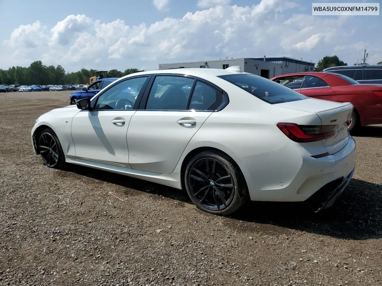 2022 BMW M340Xi VIN: WBA5U9C0XNFM14799 Lot: 62517215