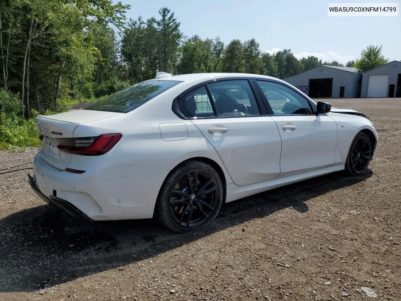 2022 BMW M340Xi VIN: WBA5U9C0XNFM14799 Lot: 62517215