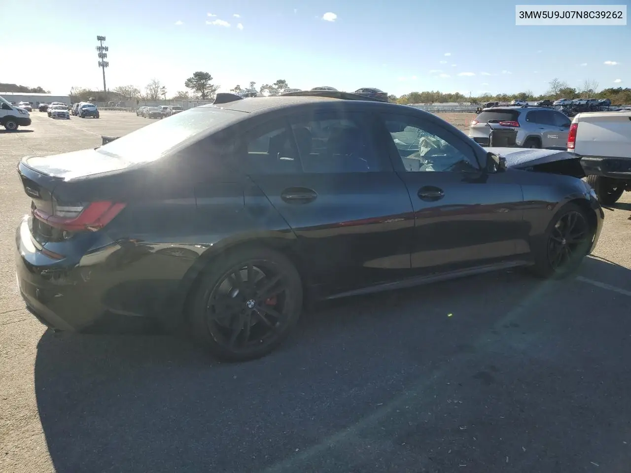 2022 BMW M340Xi VIN: 3MW5U9J07N8C39262 Lot: 80432904