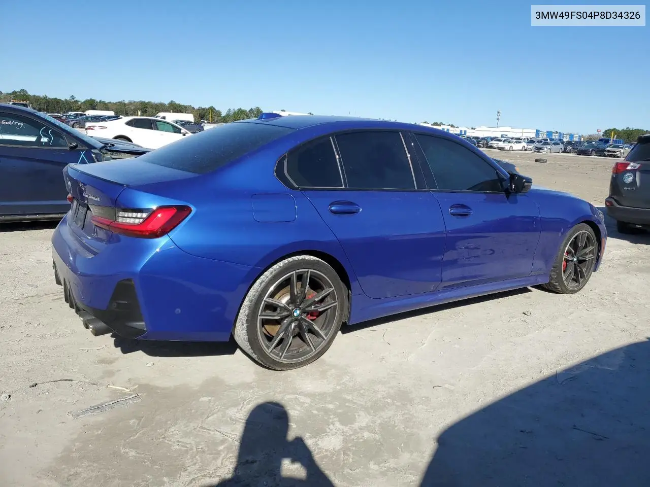 2023 BMW M340I VIN: 3MW49FS04P8D34326 Lot: 47586015