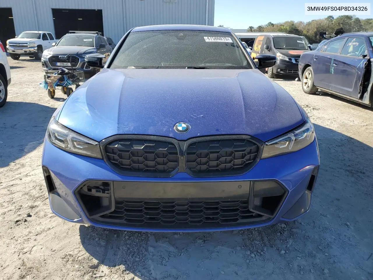 2023 BMW M340I VIN: 3MW49FS04P8D34326 Lot: 47586015