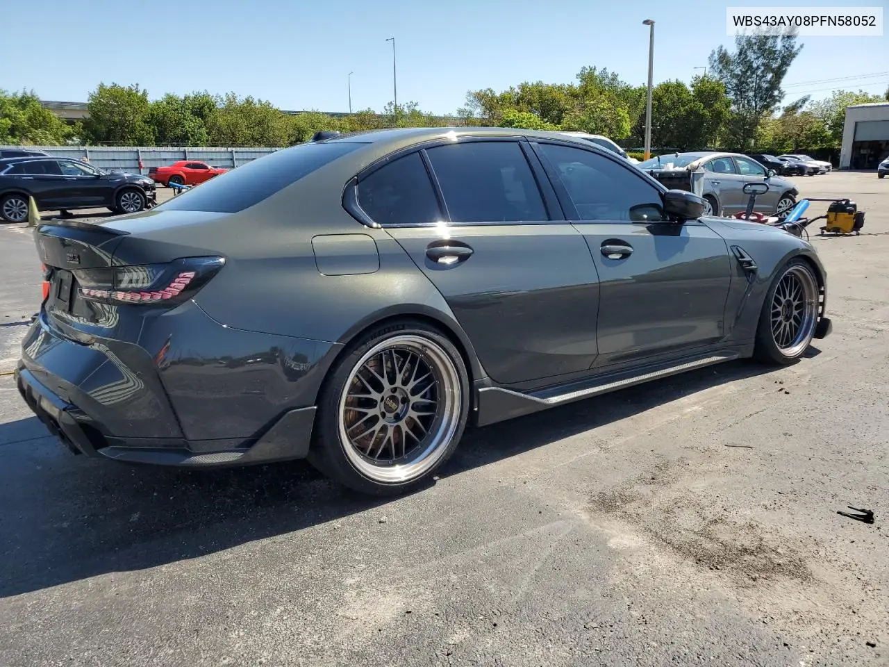 2023 BMW M3 Competition VIN: WBS43AY08PFN58052 Lot: 57054885