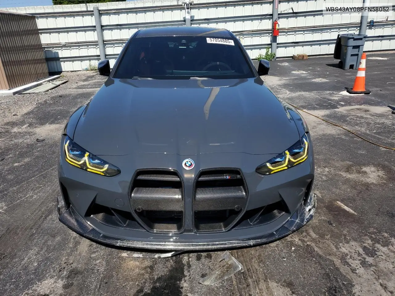 2023 BMW M3 Competition VIN: WBS43AY08PFN58052 Lot: 57054885