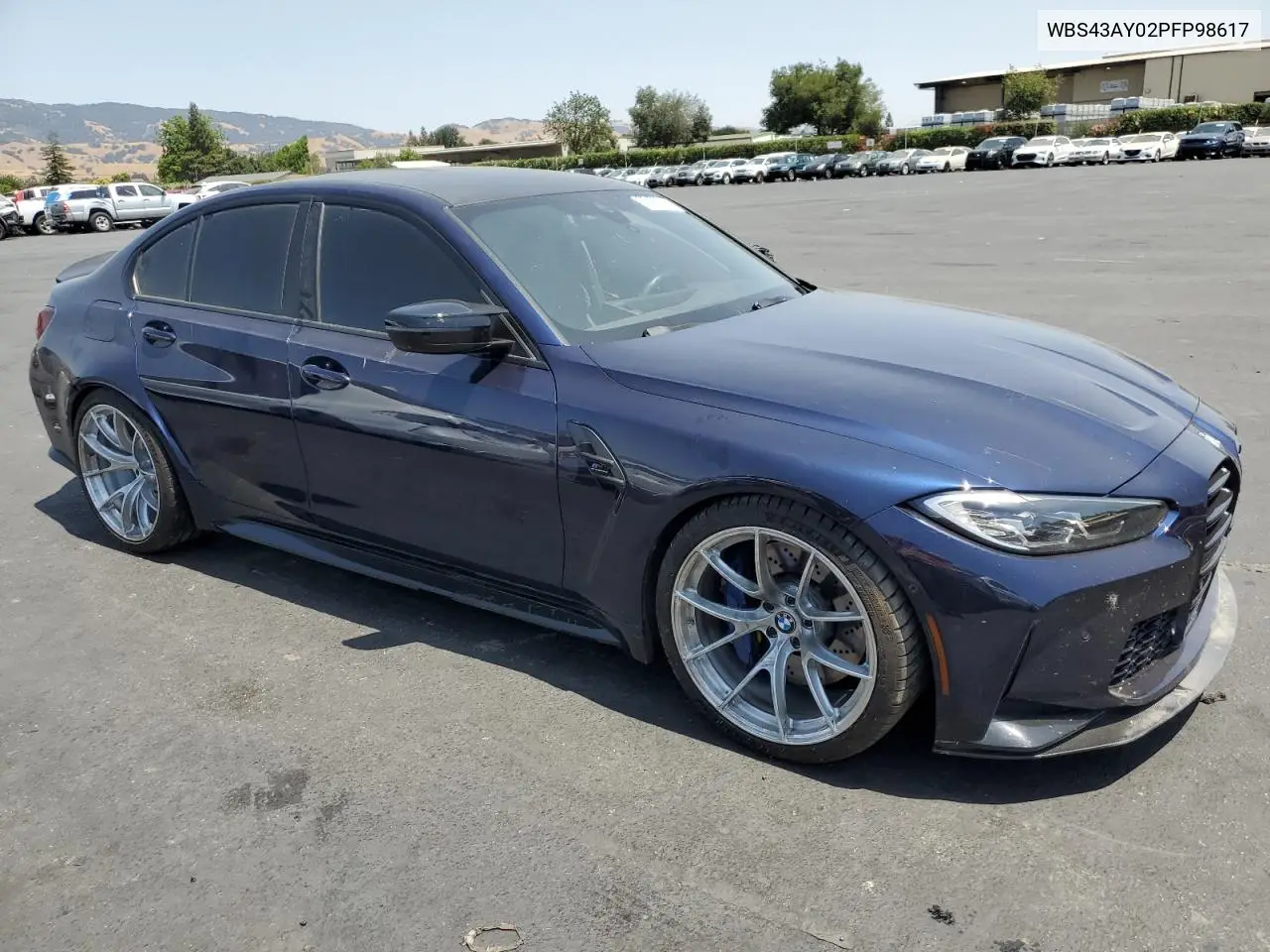 2023 BMW M3 Competition VIN: WBS43AY02PFP98617 Lot: 62189915