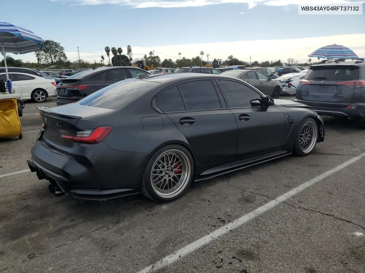 2024 BMW M3 Competition VIN: WBS43AY04RFT37132 Lot: 47122355