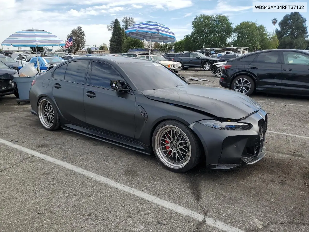 2024 BMW M3 Competition VIN: WBS43AY04RFT37132 Lot: 47122355