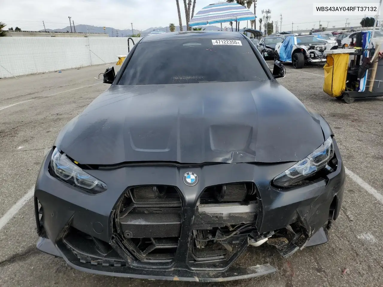 2024 BMW M3 Competition VIN: WBS43AY04RFT37132 Lot: 47122355