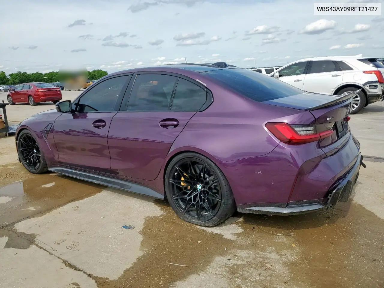 2024 BMW M3 Competition VIN: WBS43AY09RFT21427 Lot: 56057865