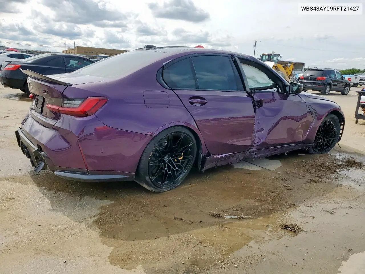 2024 BMW M3 Competition VIN: WBS43AY09RFT21427 Lot: 56057865