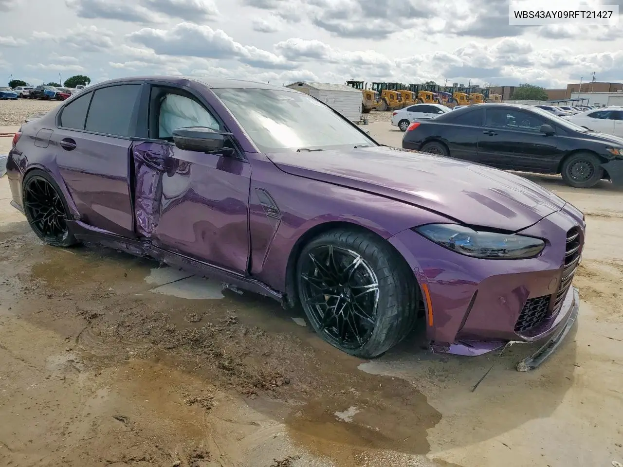 2024 BMW M3 Competition VIN: WBS43AY09RFT21427 Lot: 56057865