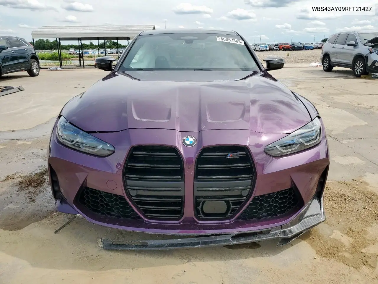 2024 BMW M3 Competition VIN: WBS43AY09RFT21427 Lot: 56057865