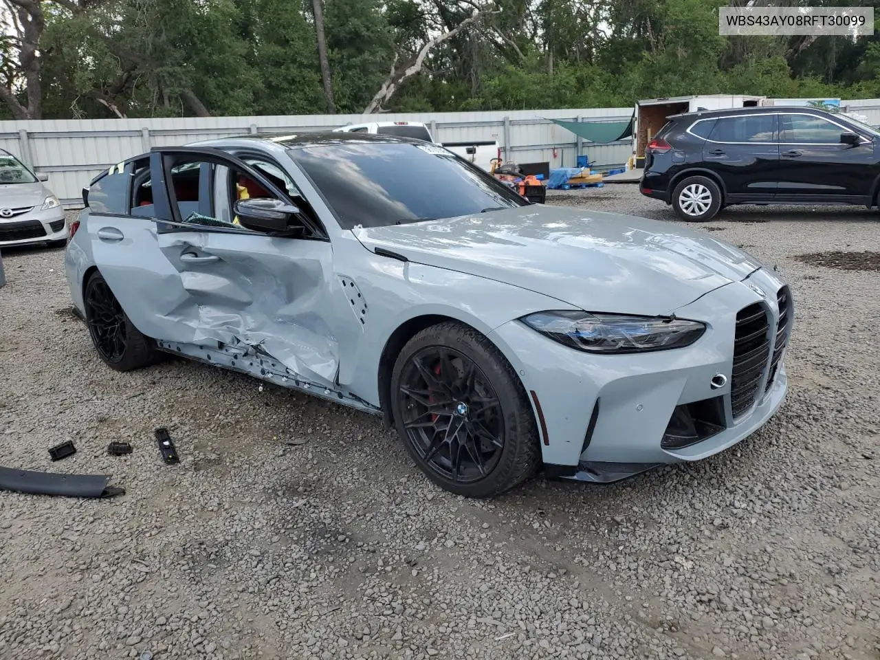 2024 BMW M3 Competition VIN: WBS43AY08RFT30099 Lot: 56101045
