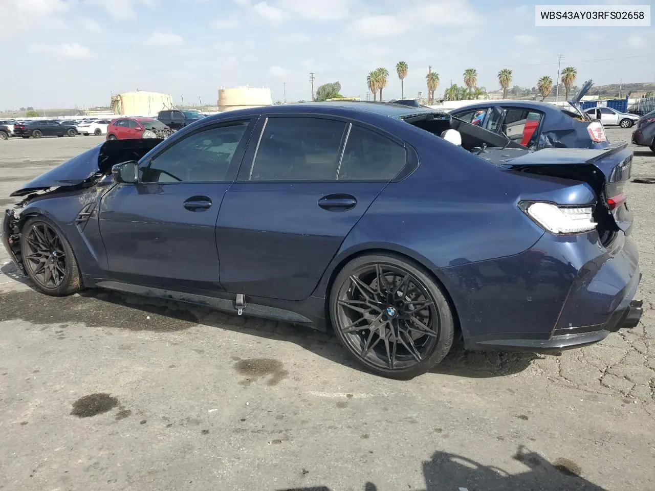 2024 BMW M3 Competition VIN: WBS43AY03RFS02658 Lot: 56328425