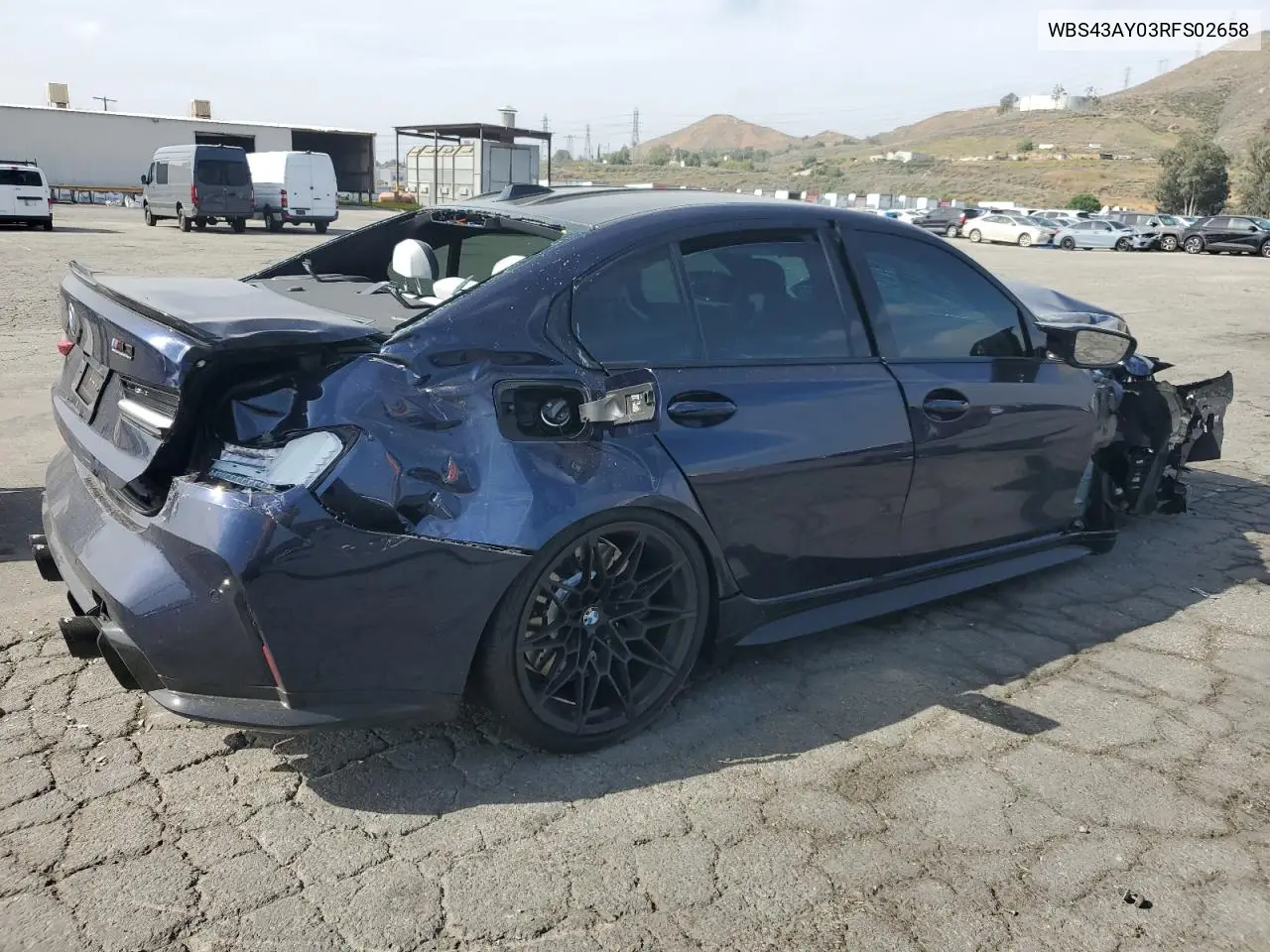 2024 BMW M3 Competition VIN: WBS43AY03RFS02658 Lot: 56328425