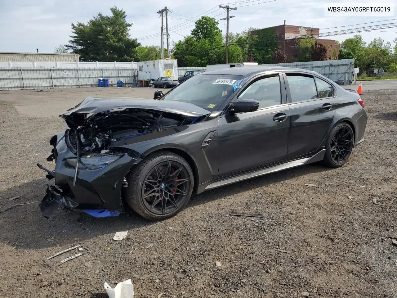 2024 BMW M3 Competition VIN: WBS43AY05RFT65019 Lot: 56498975