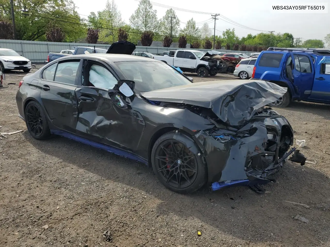 2024 BMW M3 Competition VIN: WBS43AY05RFT65019 Lot: 56498975