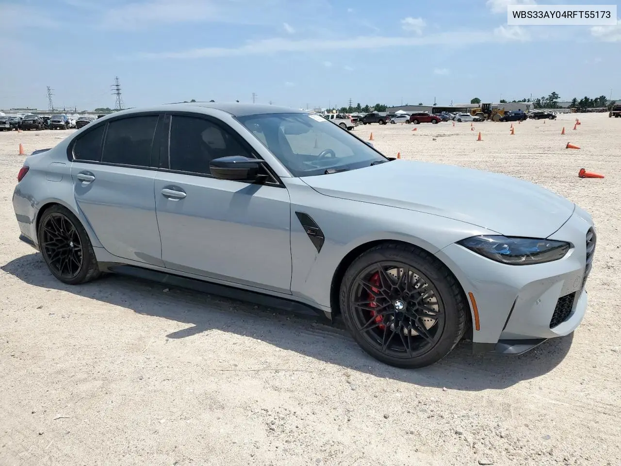 2024 BMW M3 Competition VIN: WBS33AY04RFT55173 Lot: 56752765