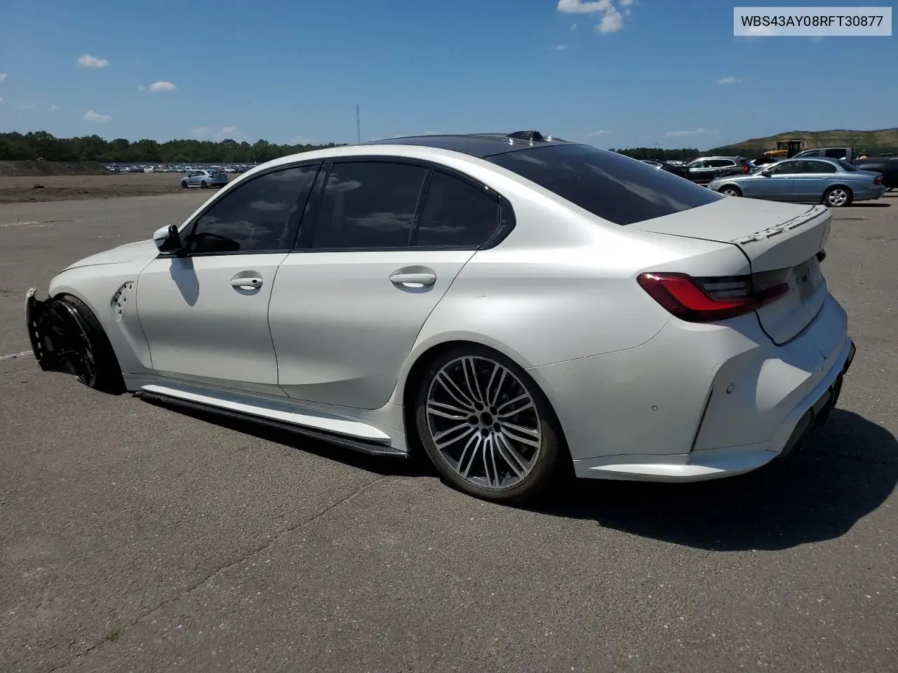 2024 BMW M3 Competition VIN: WBS43AY08RFT30877 Lot: 61649565