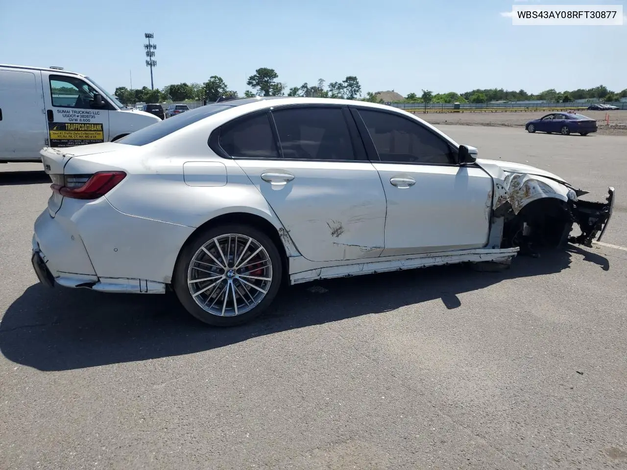 2024 BMW M3 Competition VIN: WBS43AY08RFT30877 Lot: 61649565