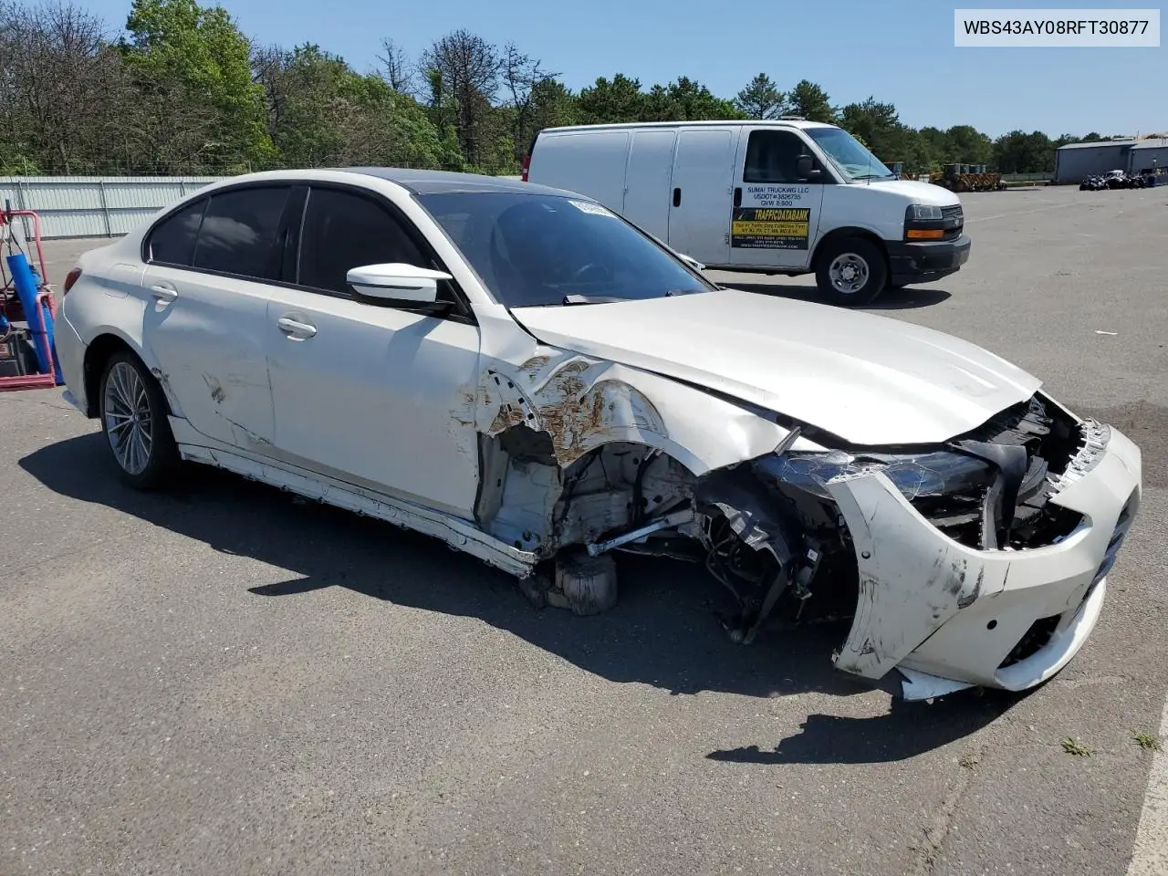 2024 BMW M3 Competition VIN: WBS43AY08RFT30877 Lot: 61649565