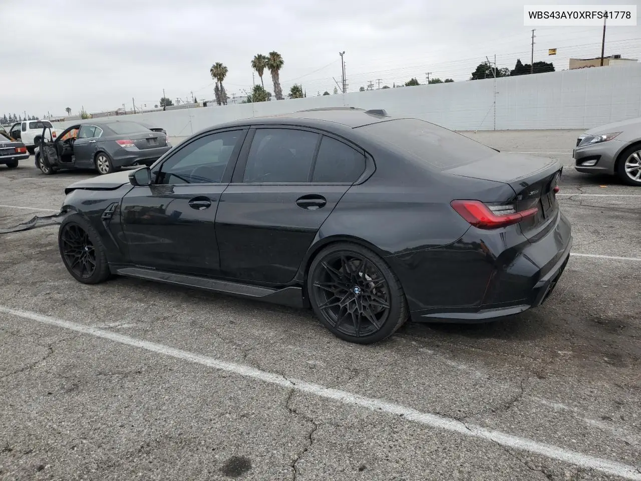 2024 BMW M3 Competition VIN: WBS43AY0XRFS41778 Lot: 61949305
