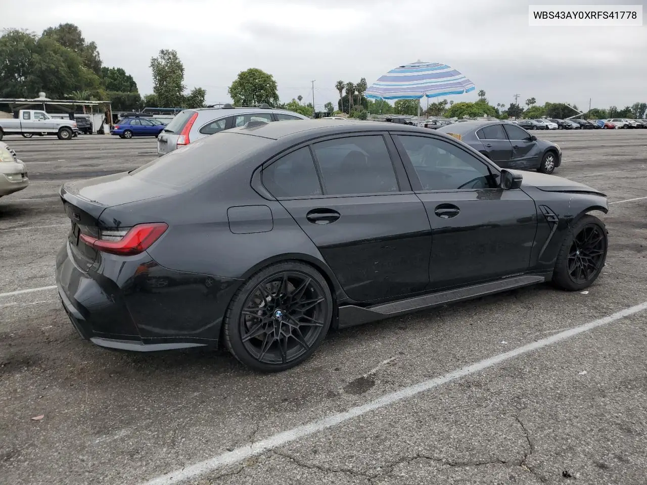 2024 BMW M3 Competition VIN: WBS43AY0XRFS41778 Lot: 61949305