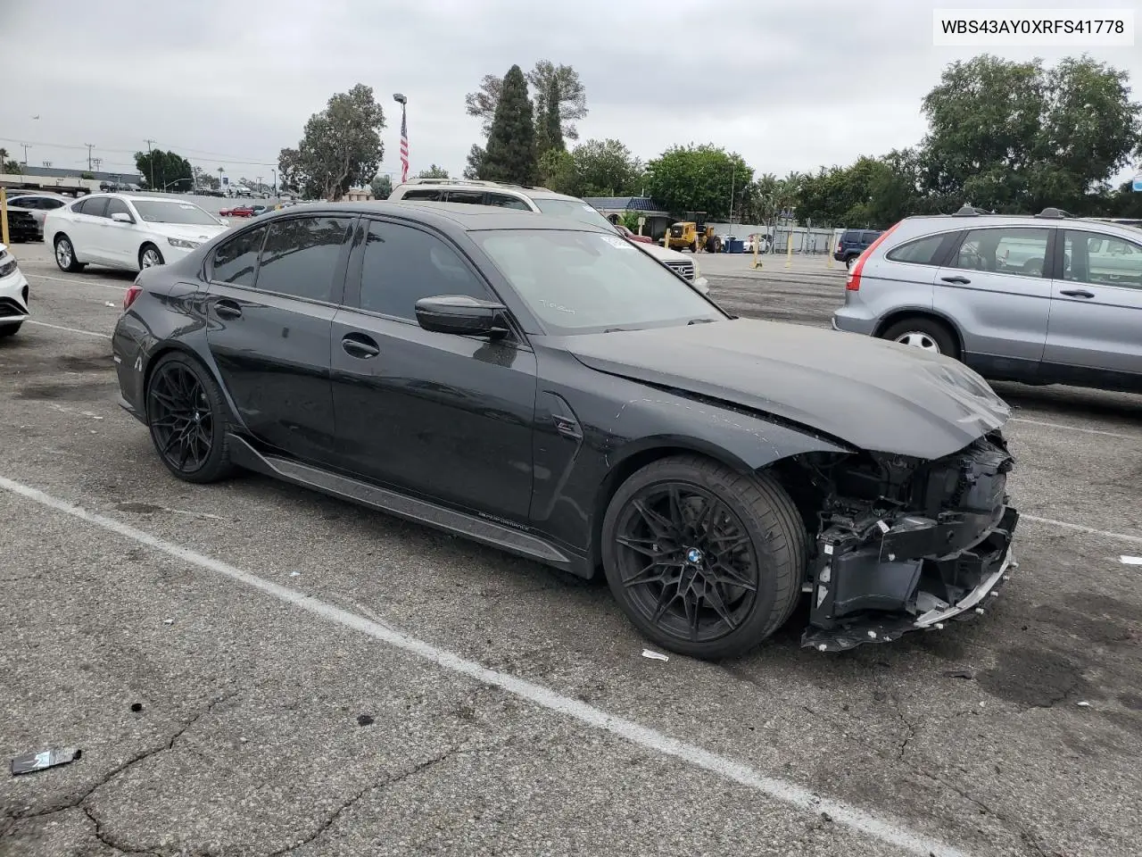 2024 BMW M3 Competition VIN: WBS43AY0XRFS41778 Lot: 61949305