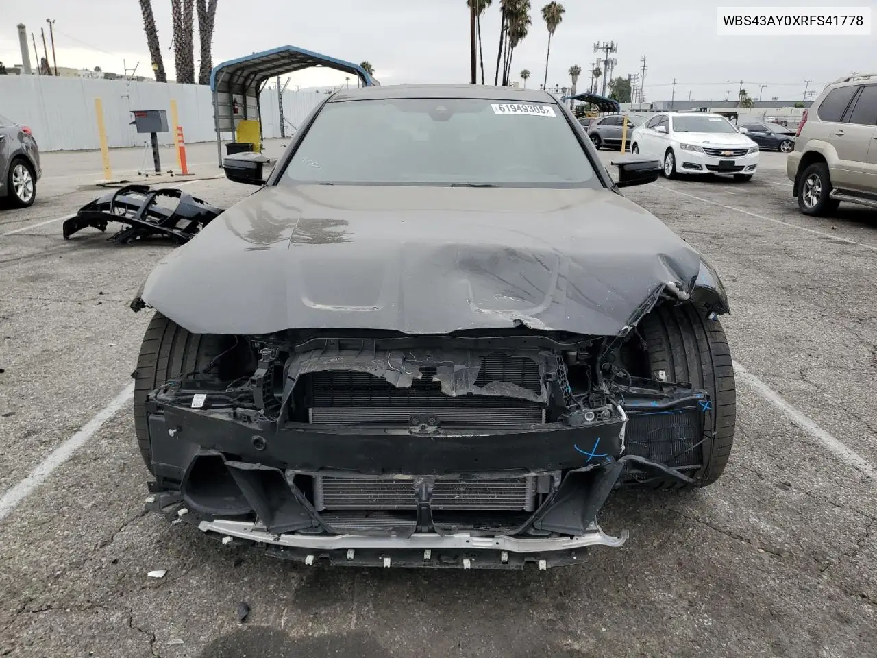 2024 BMW M3 Competition VIN: WBS43AY0XRFS41778 Lot: 61949305